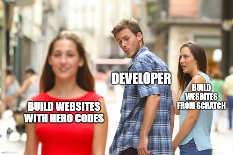 Website templates for developers